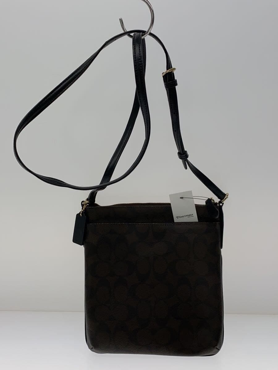 COACH Shoulder Bag Canvas BRW f53309 3