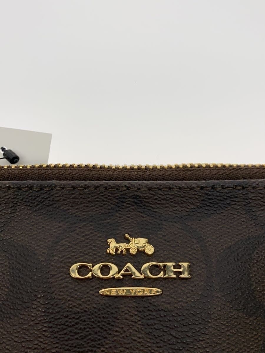 COACH Shoulder Bag Canvas BRW f53309 5