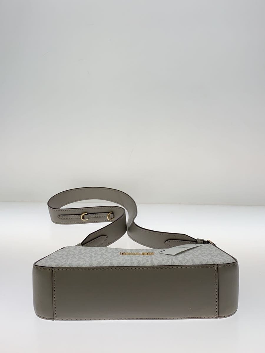 MICHAEL KORS JET SET TRAVEL SM XDY W TECH ATTCH Leather WHT All-over pattern 4