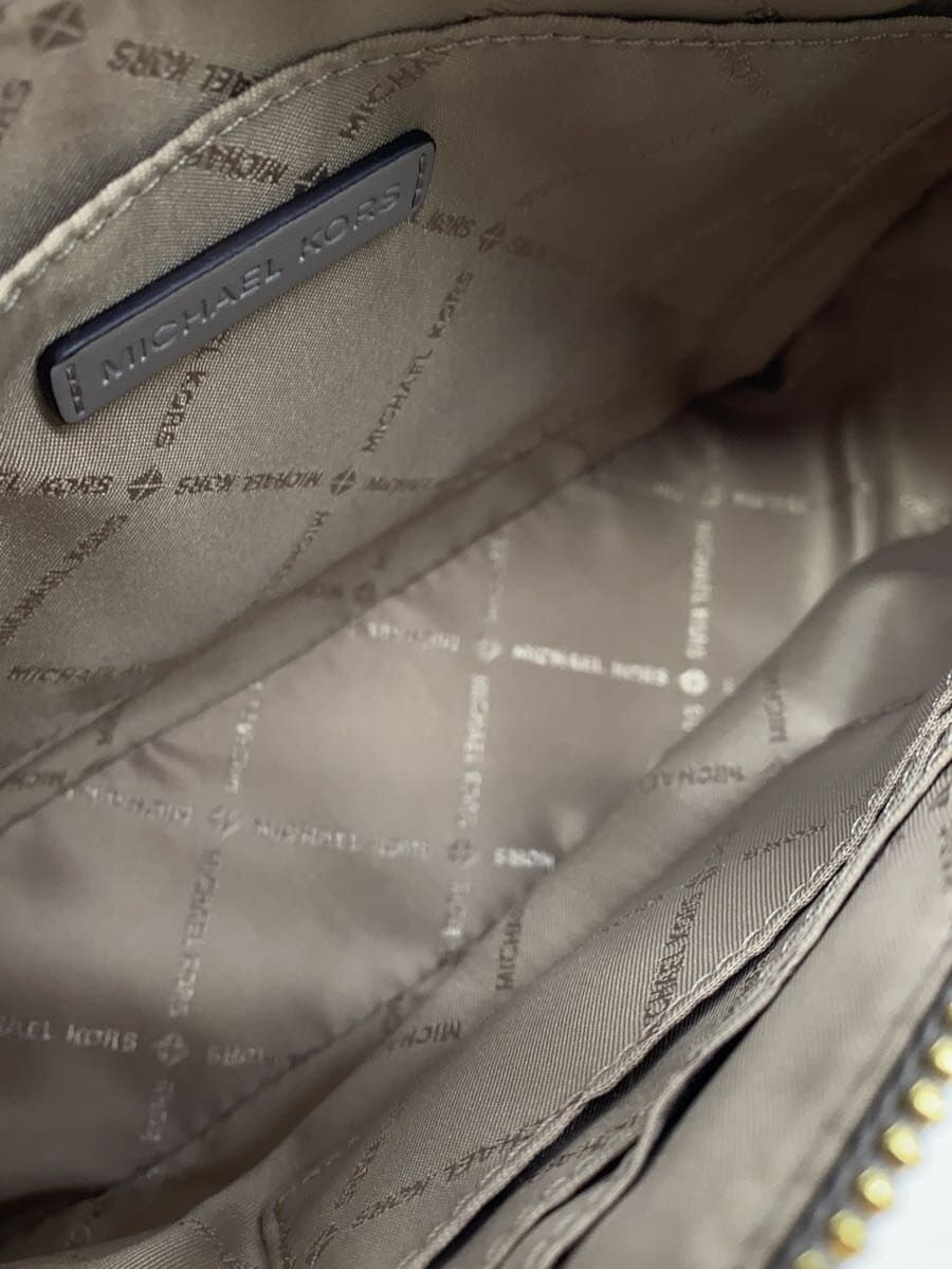 MICHAEL KORS JET SET TRAVEL SM XDY W TECH ATTCH Leather WHT All-over pattern 6