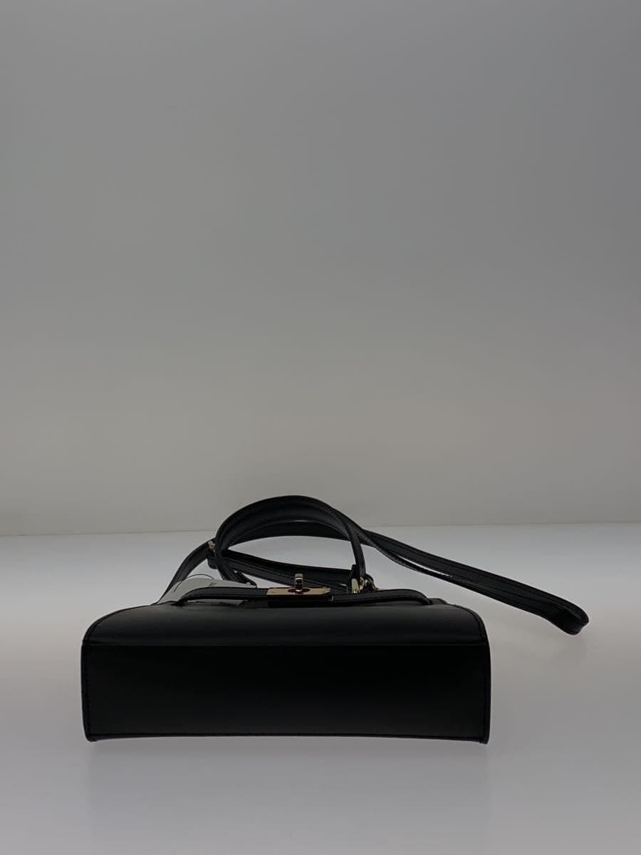 AULENTTI tote bag leather black plain 4