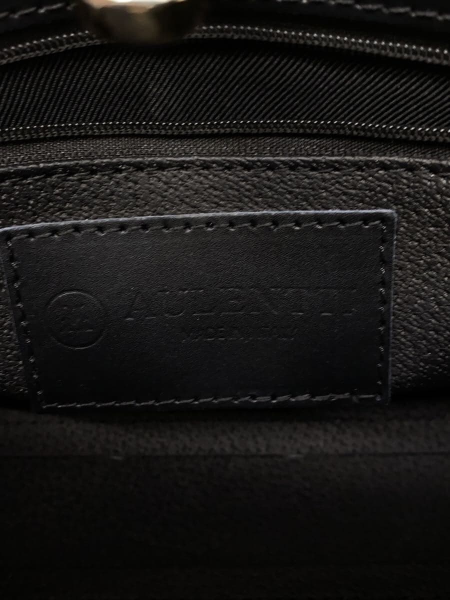AULENTTI tote bag leather black plain 5