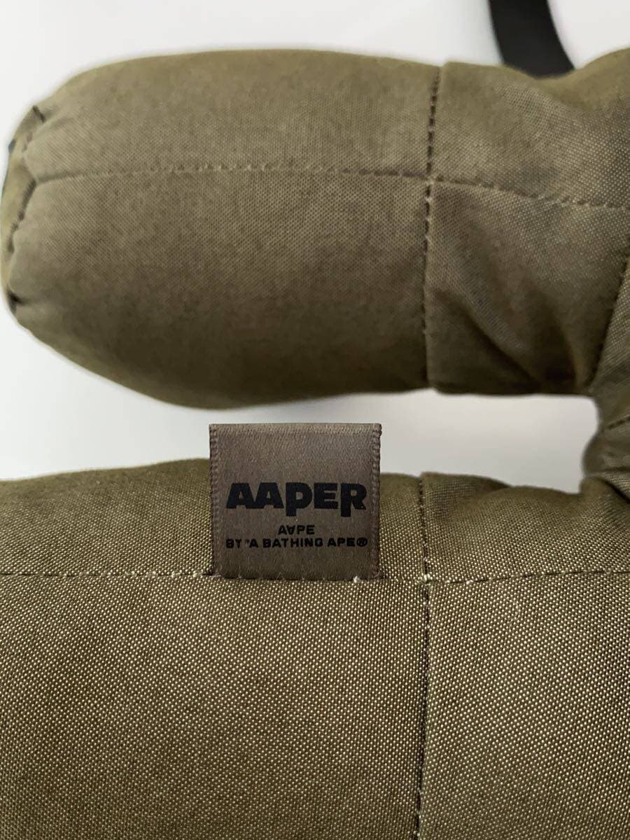 AAPE BY A BATHING APE moonface logo bag Cotton KHK 4