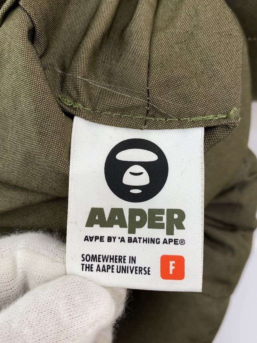 AAPE BY A BATHING APE moonface logo bag Cotton KHK 6