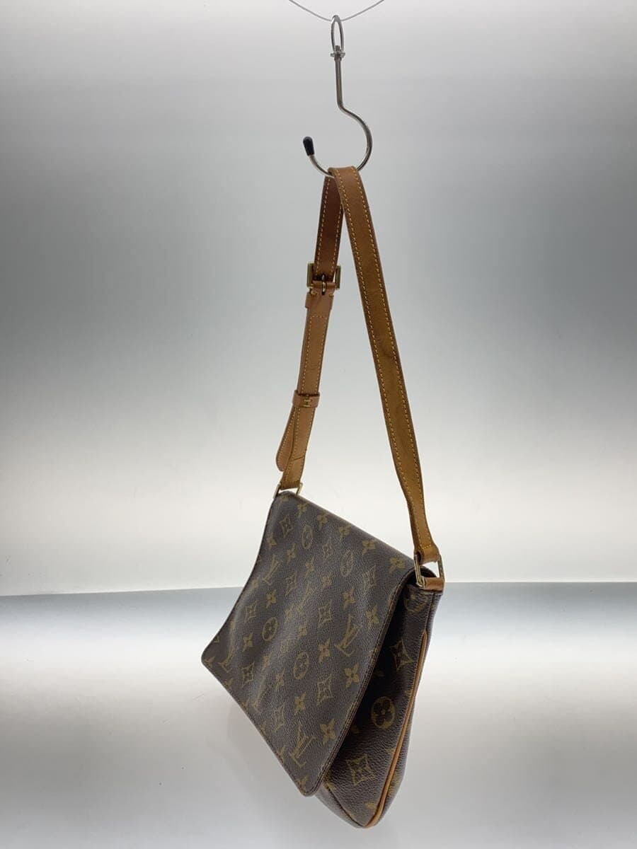 LOUIS VUITTON Musette Tango Monogram Canvas Short Shoulder PVC BRW M51257 2