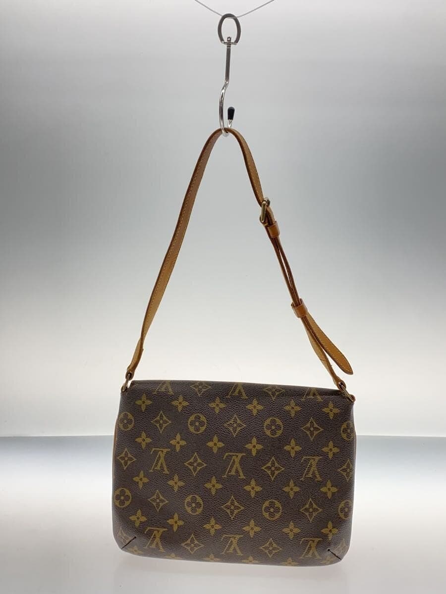LOUIS VUITTON Musette Tango Monogram Canvas Short Shoulder PVC BRW M51257 3