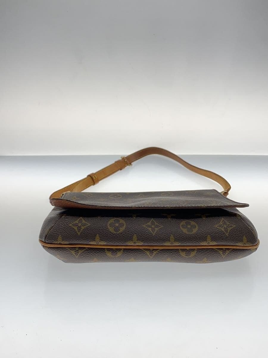 LOUIS VUITTON Musette Tango Monogram Canvas Short Shoulder PVC BRW M51257 4