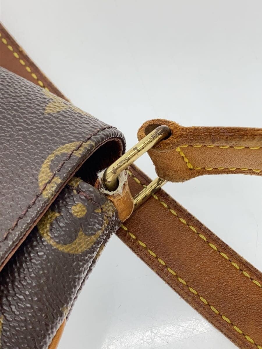 LOUIS VUITTON Musette Tango Monogram Canvas Short Shoulder PVC BRW M51257 9