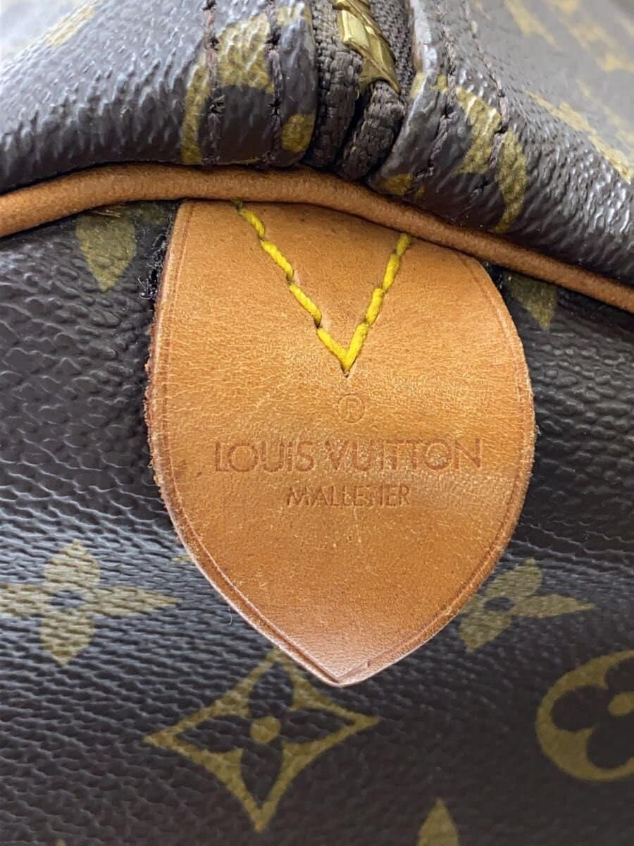 LOUIS VUITTON Keepall Bandoulière 55 Monogram Canvas PVC BRW Allover Pattern 5