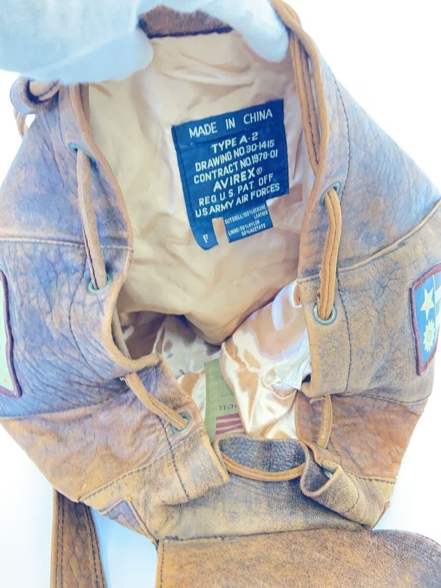 AVIREX Backpack Leather BRW 6