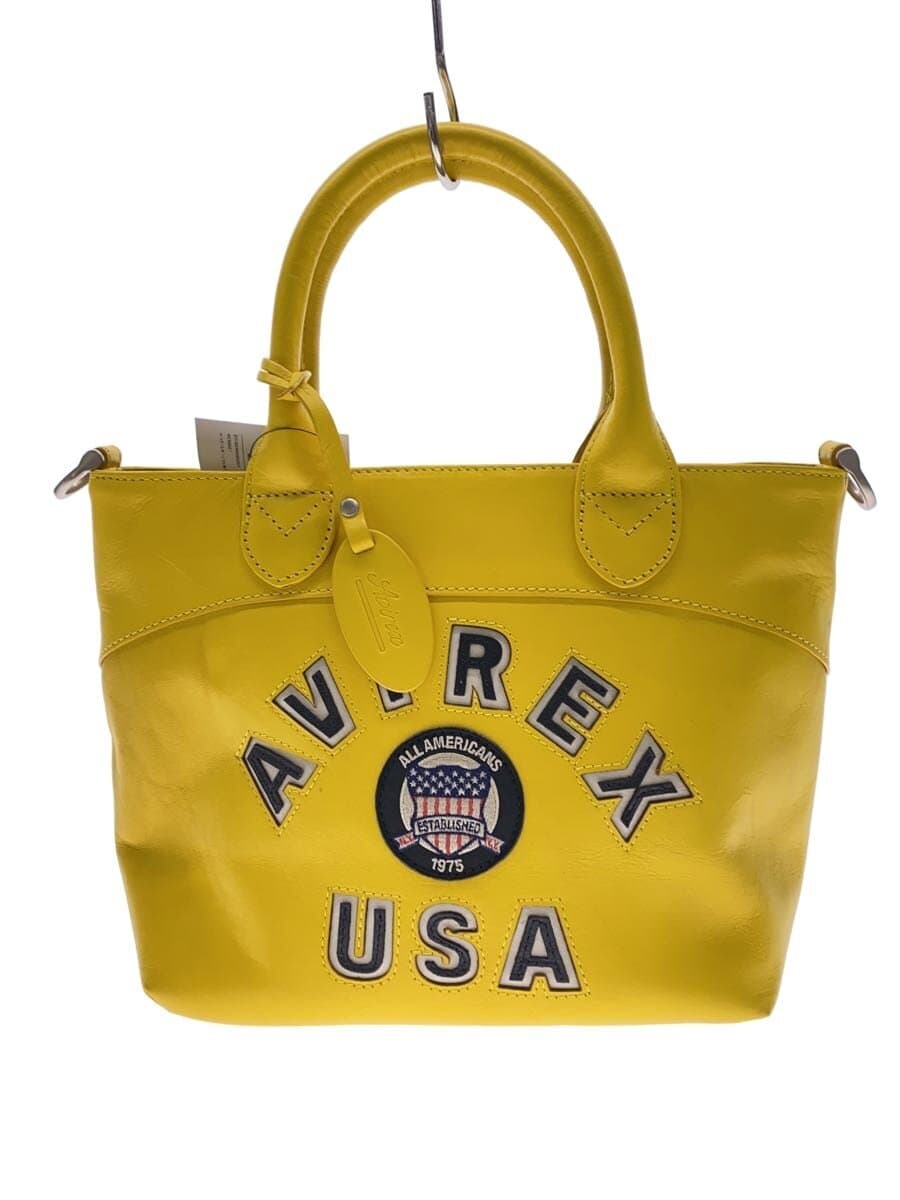 AVIREX bag leather YLW