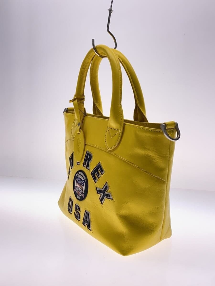 AVIREX bag leather YLW 2