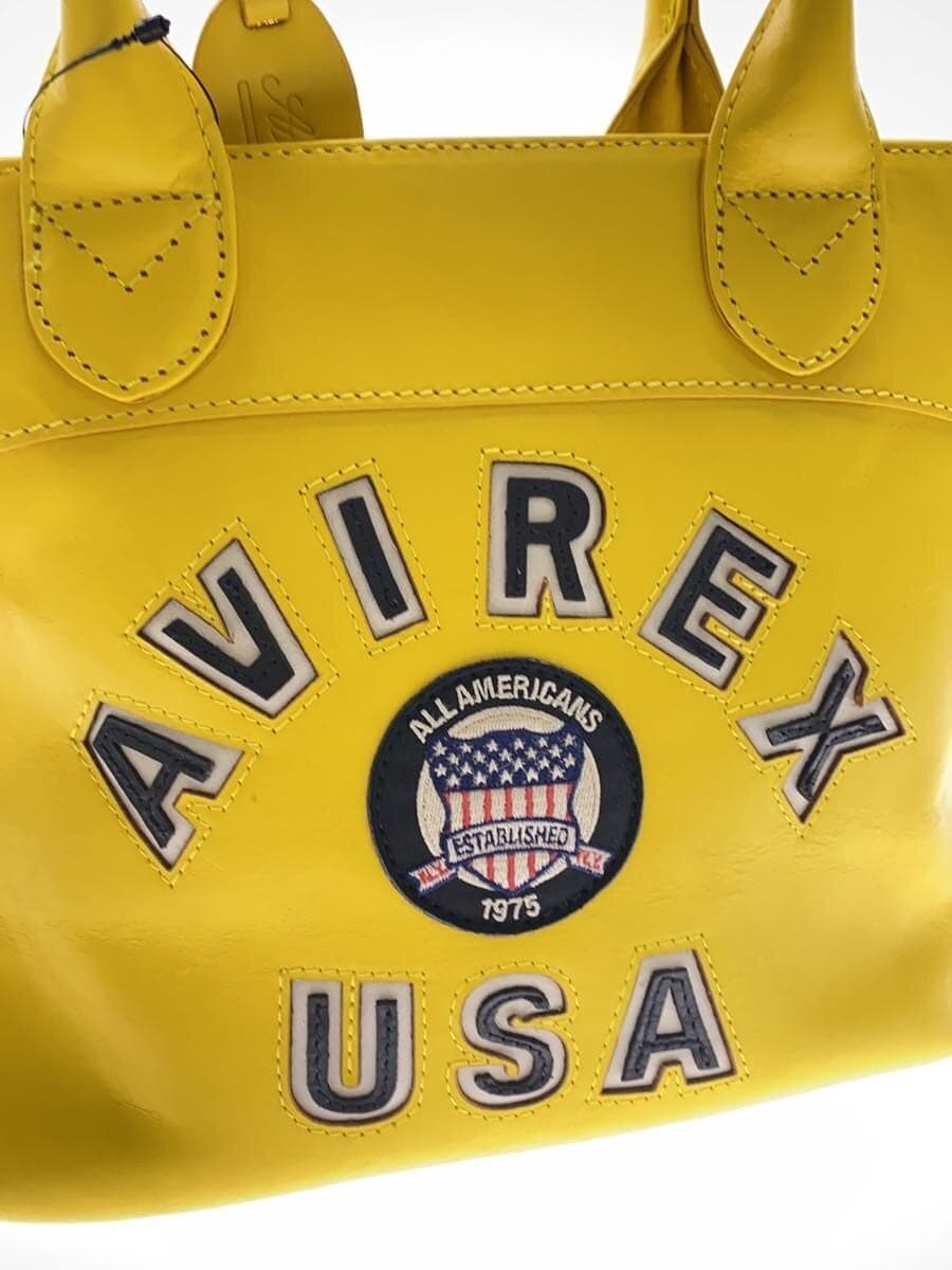 AVIREX bag leather YLW 5