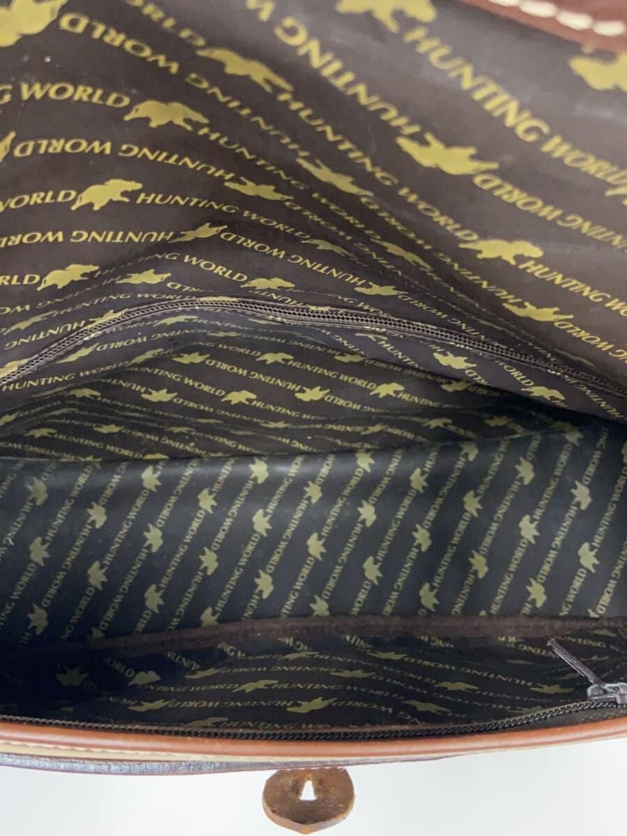 HUNTING WORLD shoulder bag -- KHK plain 6