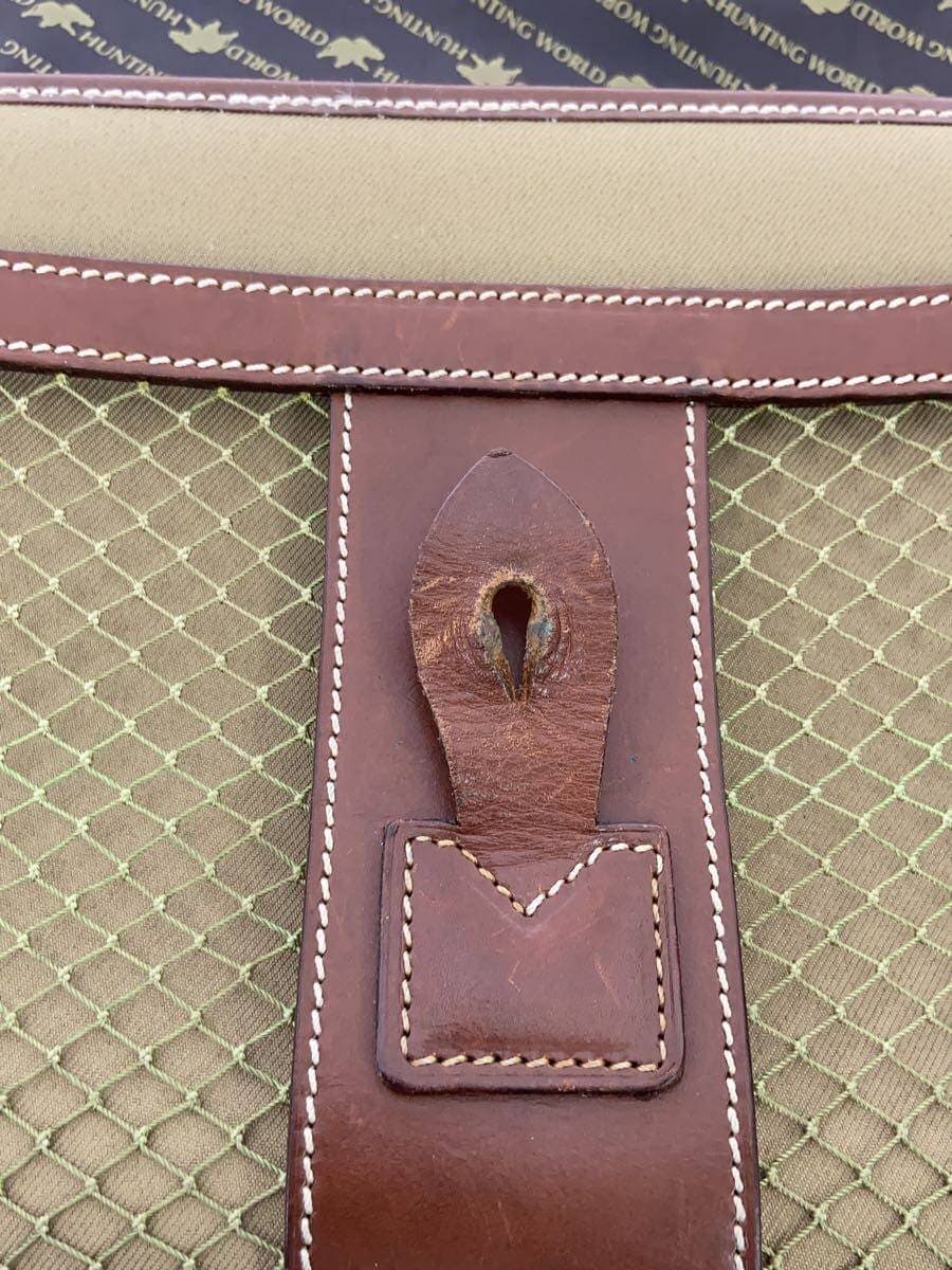 HUNTING WORLD shoulder bag -- KHK plain 8