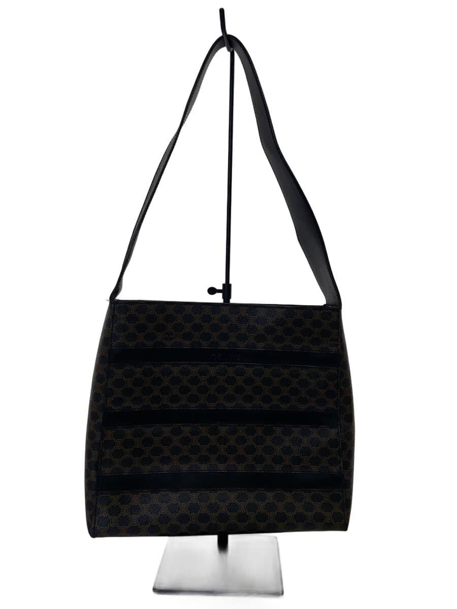 CELINE Macadam Bag PVC BRW All-over pattern