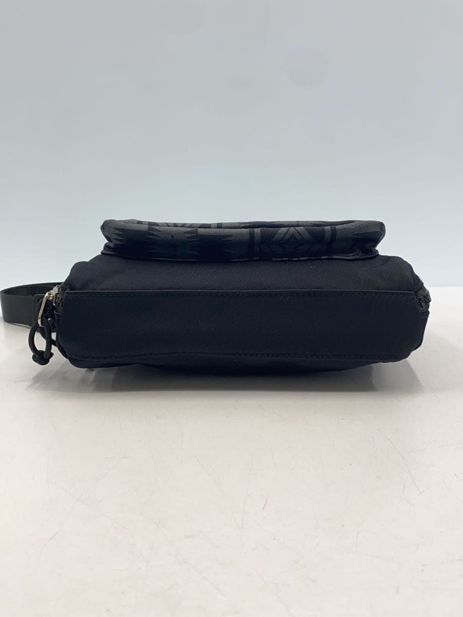 PENDLETON Shoulder Bag Nylon BLK All Over Pattern 4