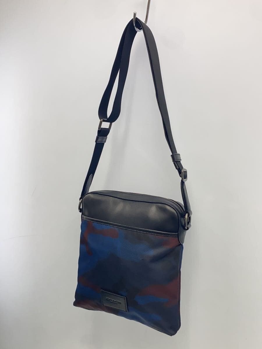 COACH Shoulder Bag Nylon Navy Camouflage 2