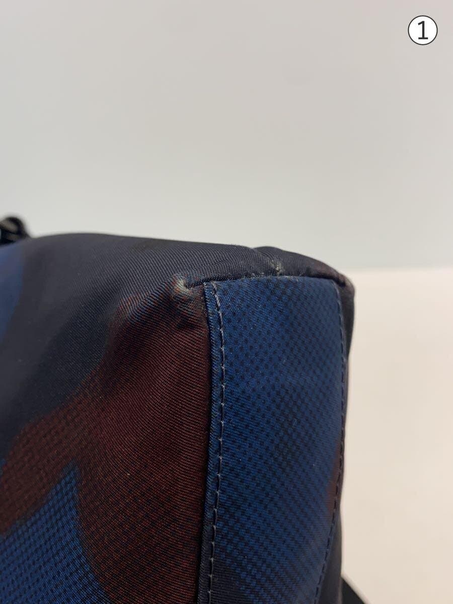 COACH Shoulder Bag Nylon Navy Camouflage 7