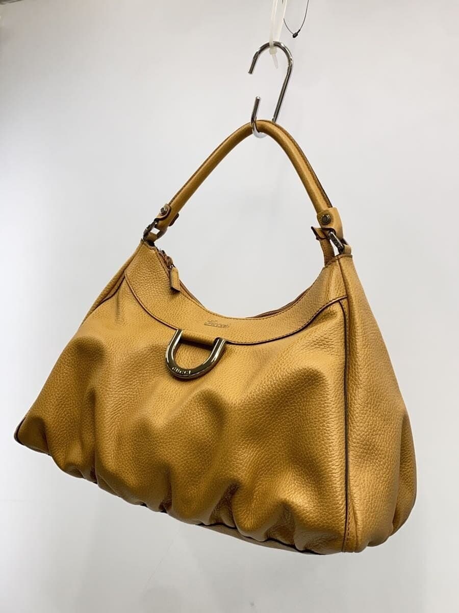 GUCCI Shoulder Bag Leather BEG Solid 327786 2