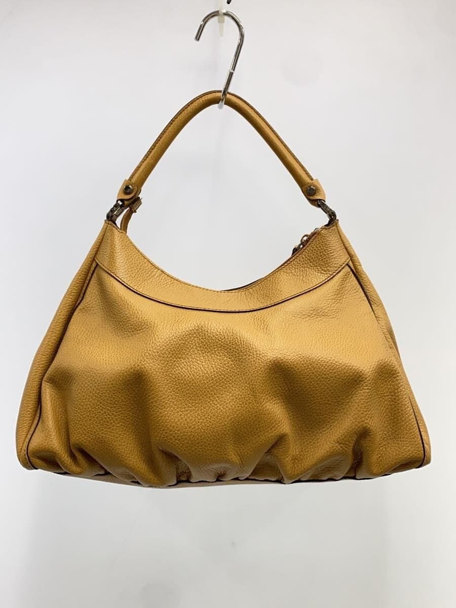 GUCCI Shoulder Bag Leather BEG Solid 327786 3