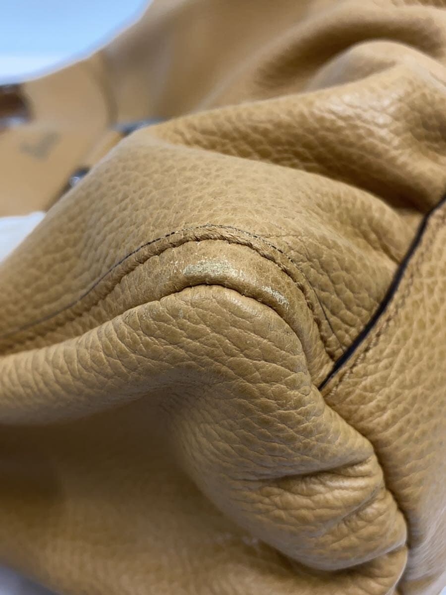 GUCCI Shoulder Bag Leather BEG Solid 327786 7