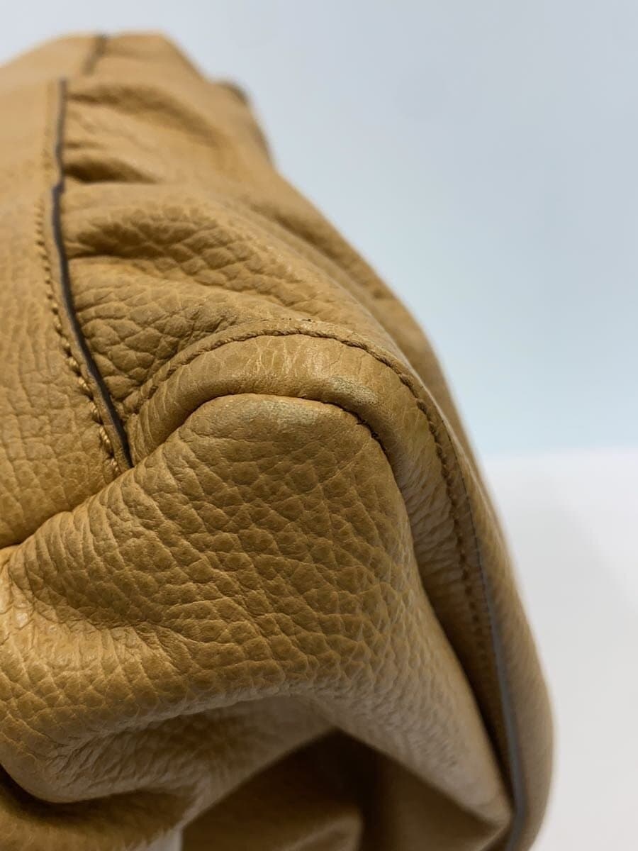 GUCCI Shoulder Bag Leather BEG Solid 327786 8