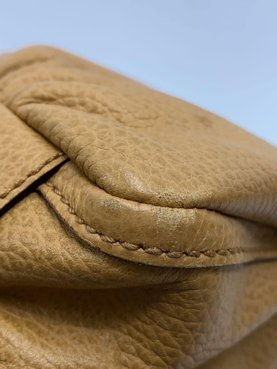 GUCCI Shoulder Bag Leather BEG Solid 327786 9