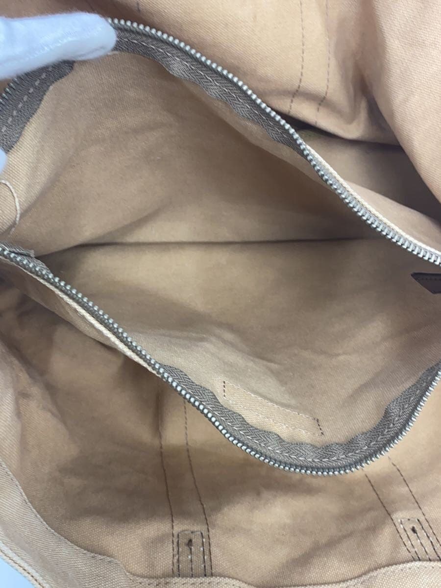 SOMES SADDLE Tote Bag Canvas BEG Plain 7