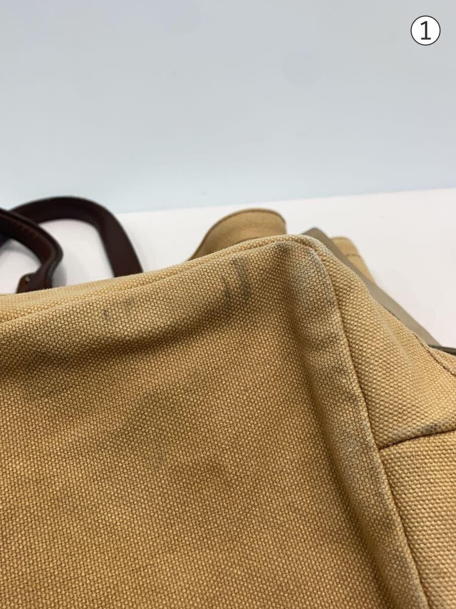 SOMES SADDLE Tote Bag Canvas BEG Plain 9