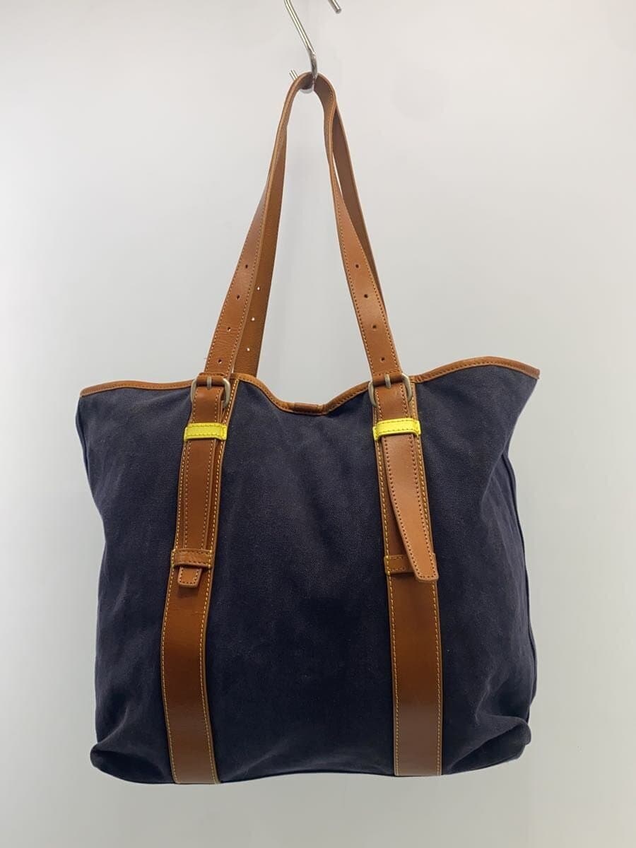 Paul Smith tote bag canvas navy plain 3