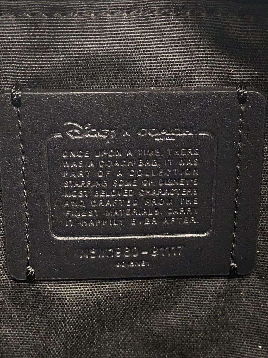 COACH Shoulder Bag Leather Black 91117 5