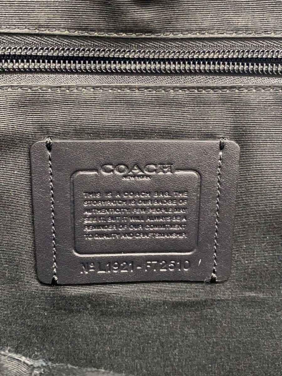 COACH Backpack Leather Black F72510 5