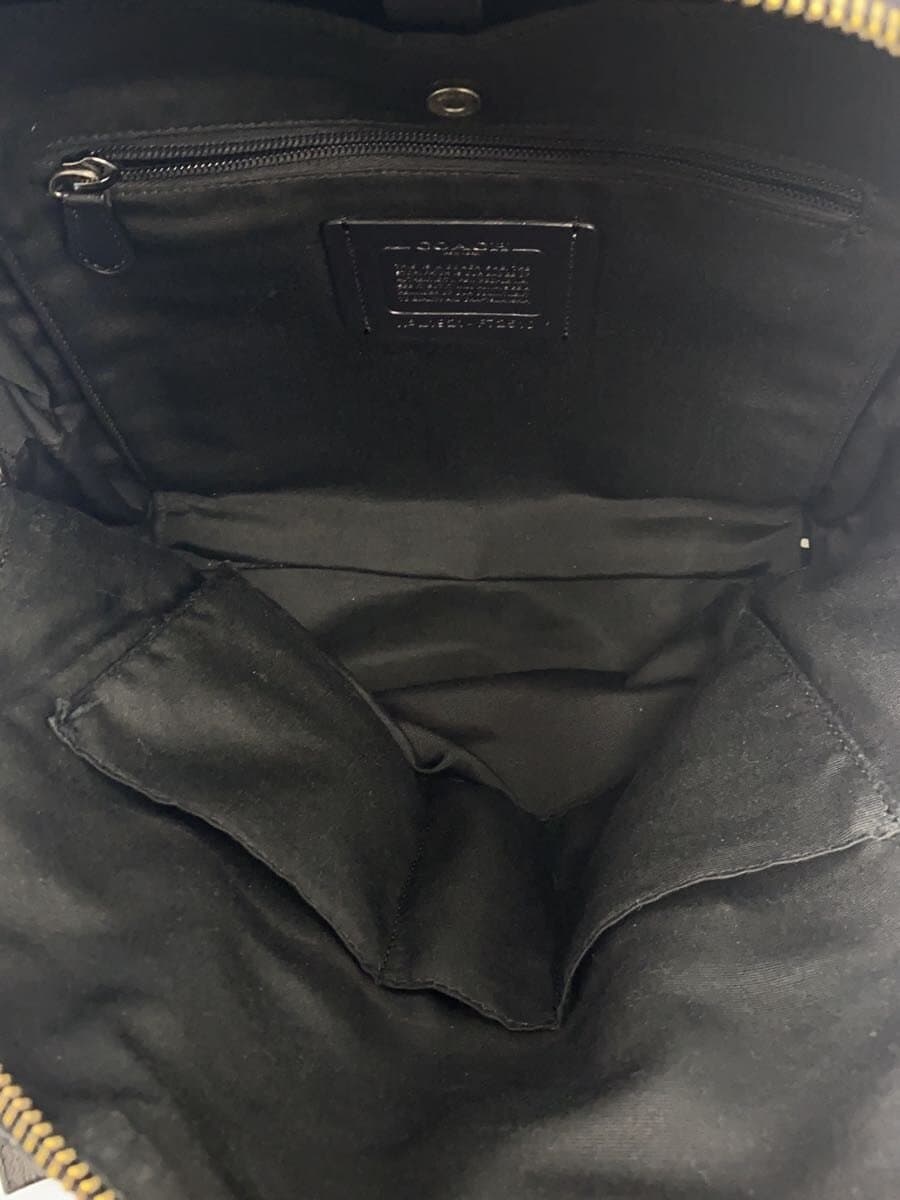 COACH Backpack Leather Black F72510 6