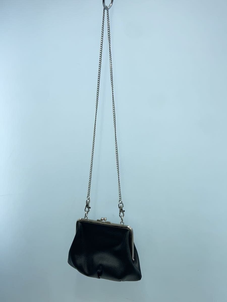 Vivienne Westwood Shoulder Bag Leather Black Solid Color 2