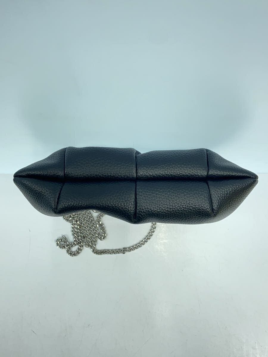 Vivienne Westwood Shoulder Bag Leather Black Solid Color 4