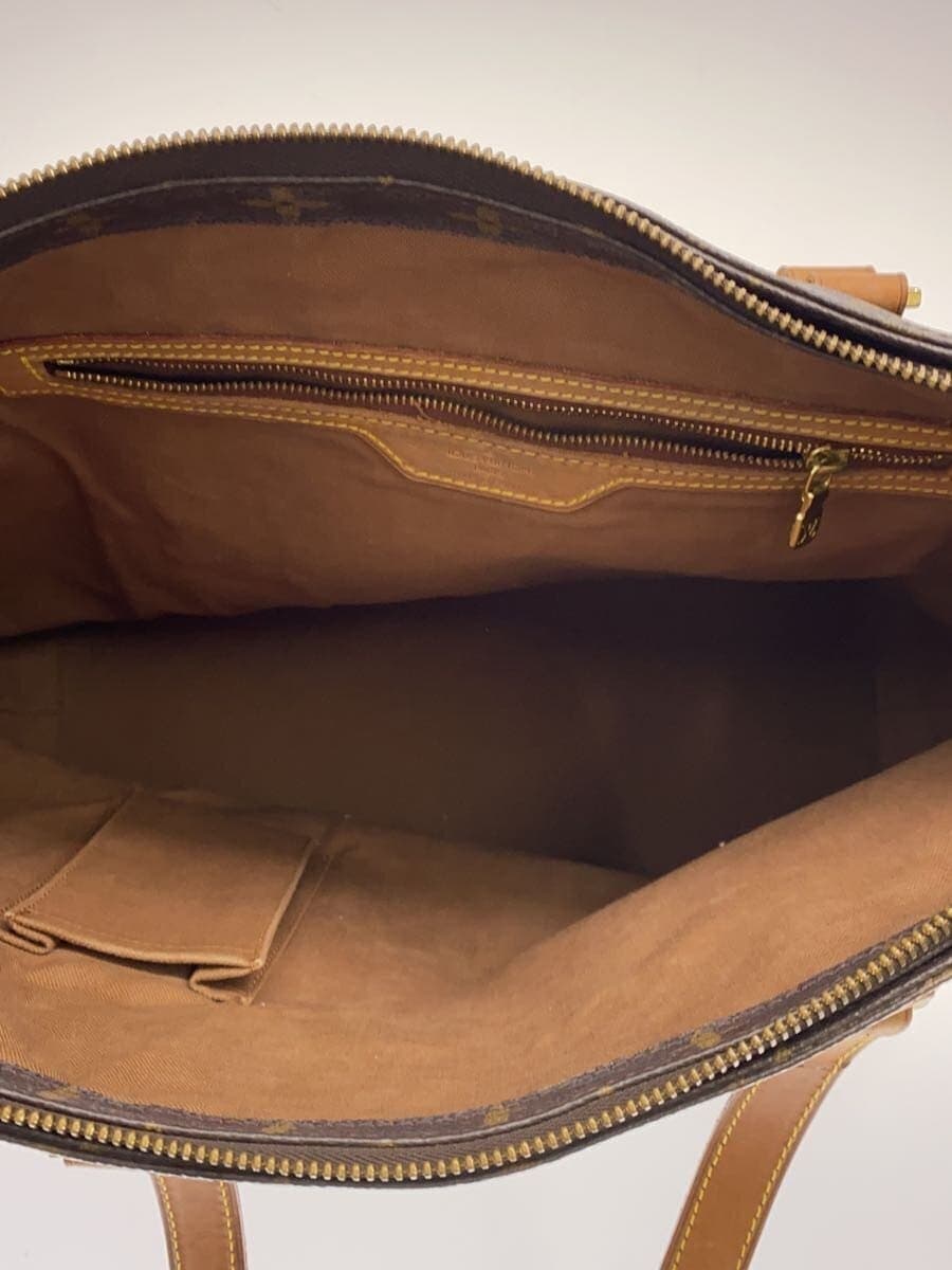 LOUIS VUITTON Cabas Mezzo Monogram Canvas PVC BRW Allover M51151 6