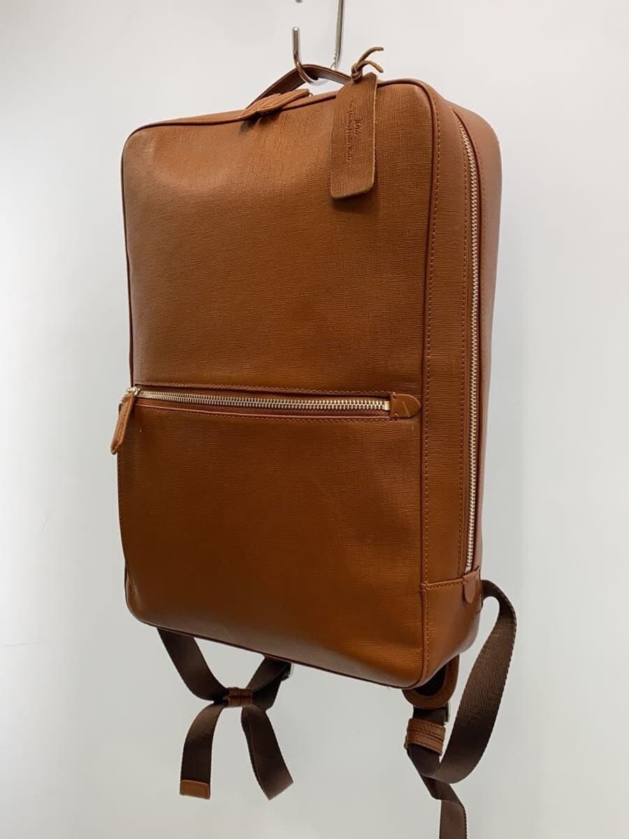 JOYA backpack leather BRW plain 2