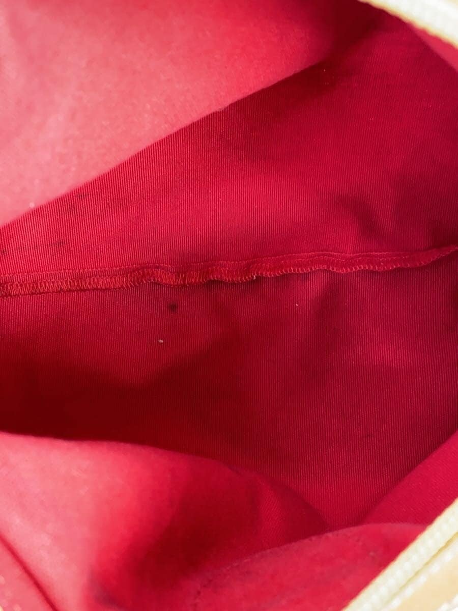 IL BISONTE Shoulder Bag Canvas RED Solid 6