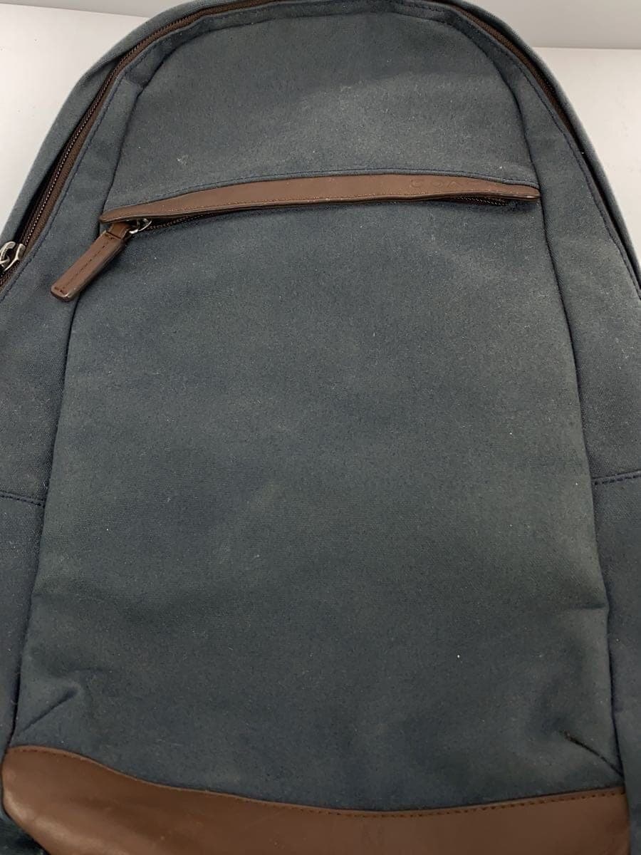 COACH Backpack Canvas NVY Solid F70930 7