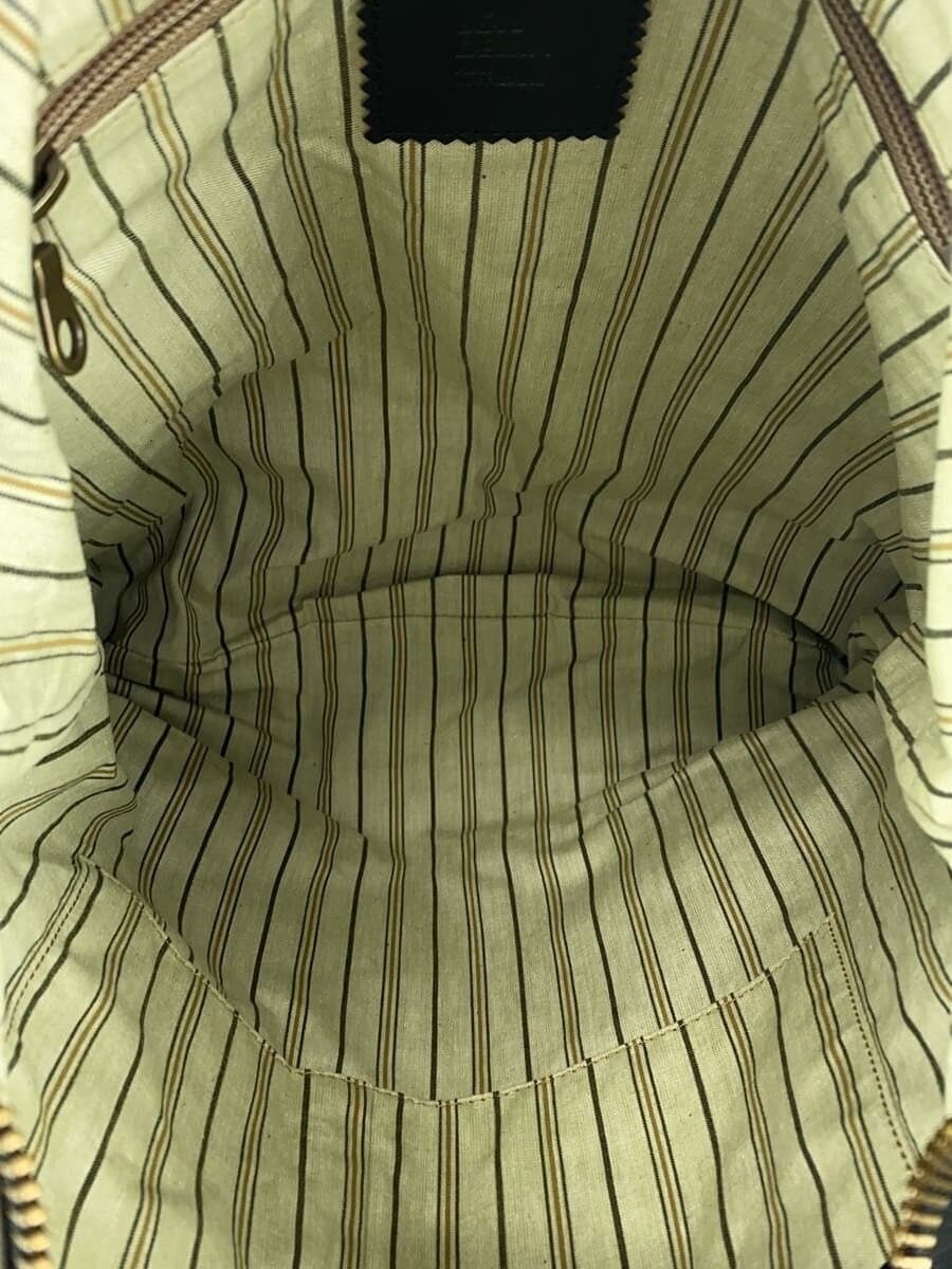 beau dessin Tannin Washer 2-Way Tote Bag Shoulder Bag Leather BLK TW2922 6