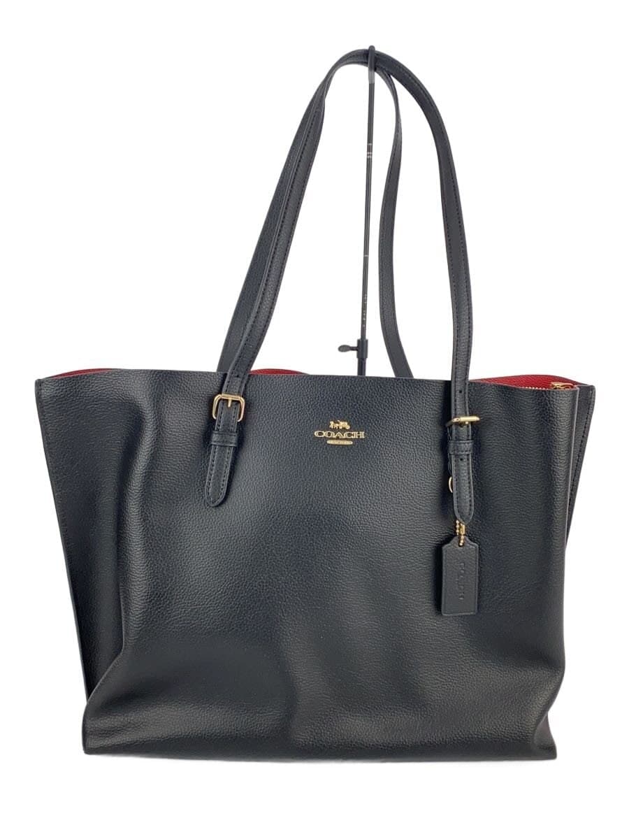 COACH Tote Bag Leather BLK F2378-1671
