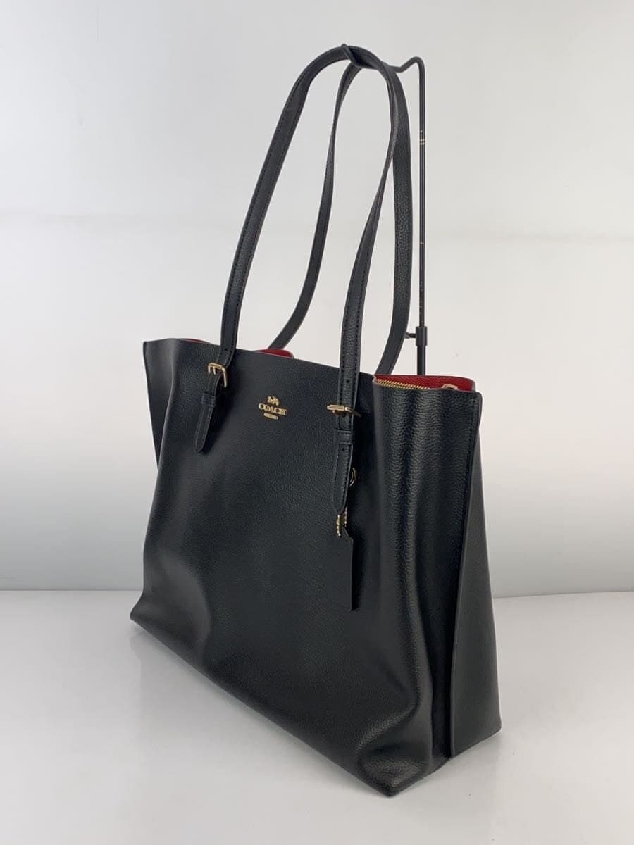 COACH Tote Bag Leather BLK F2378-1671 2