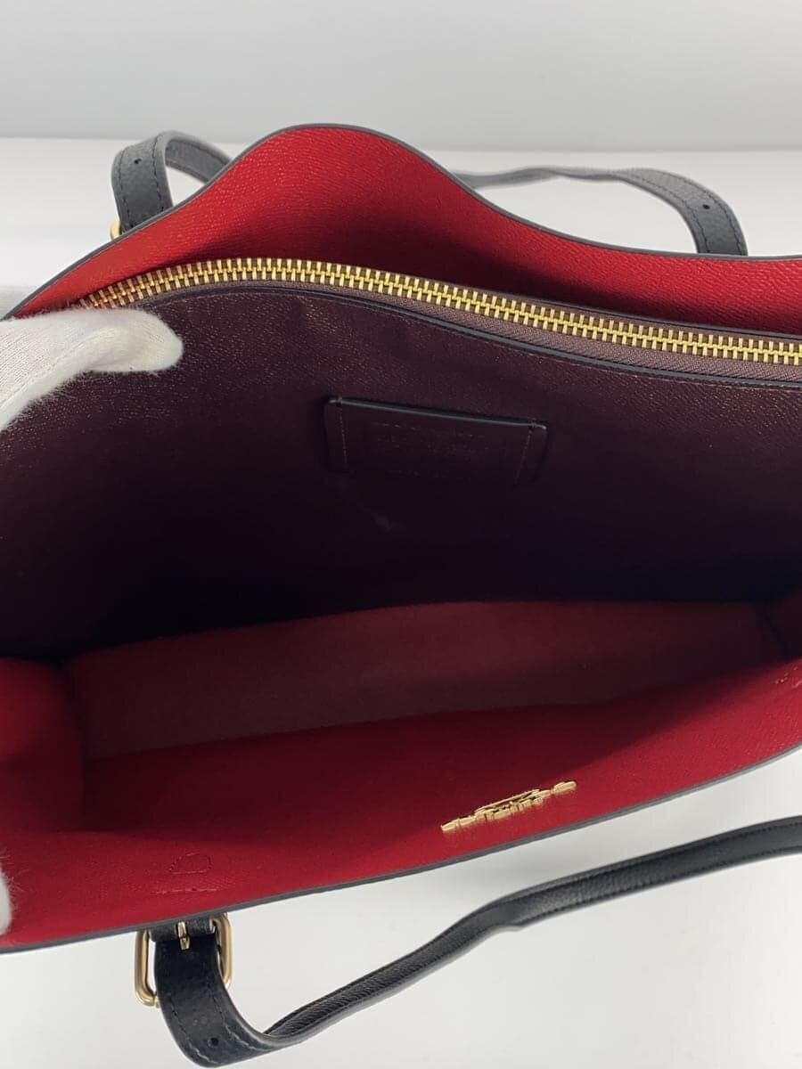 COACH Tote Bag Leather BLK F2378-1671 6