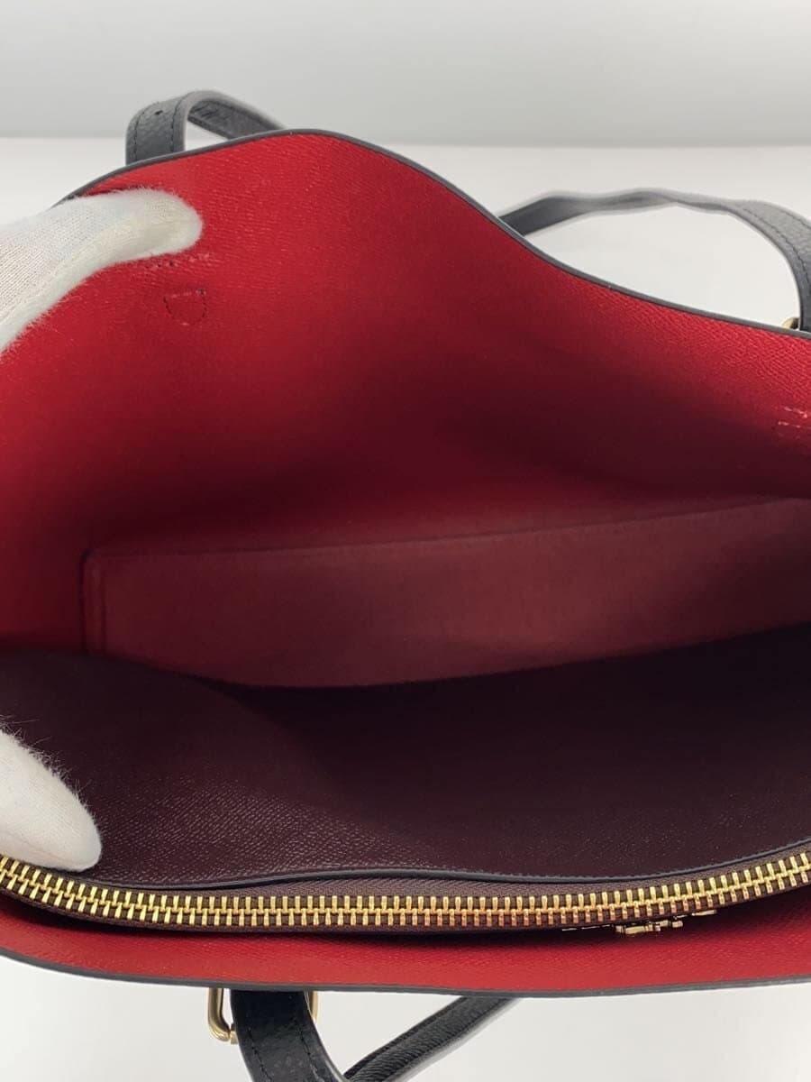 COACH Tote Bag Leather BLK F2378-1671 7