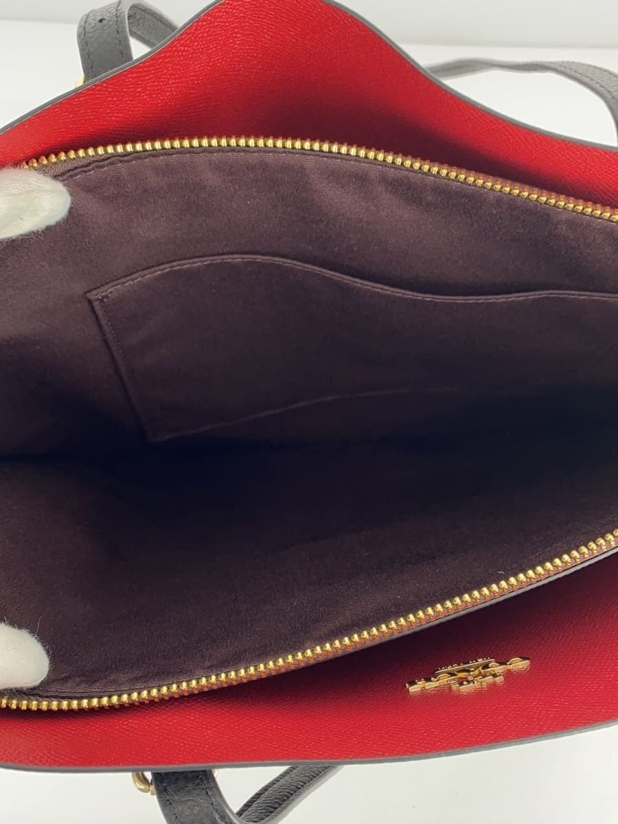 COACH Tote Bag Leather BLK F2378-1671 8