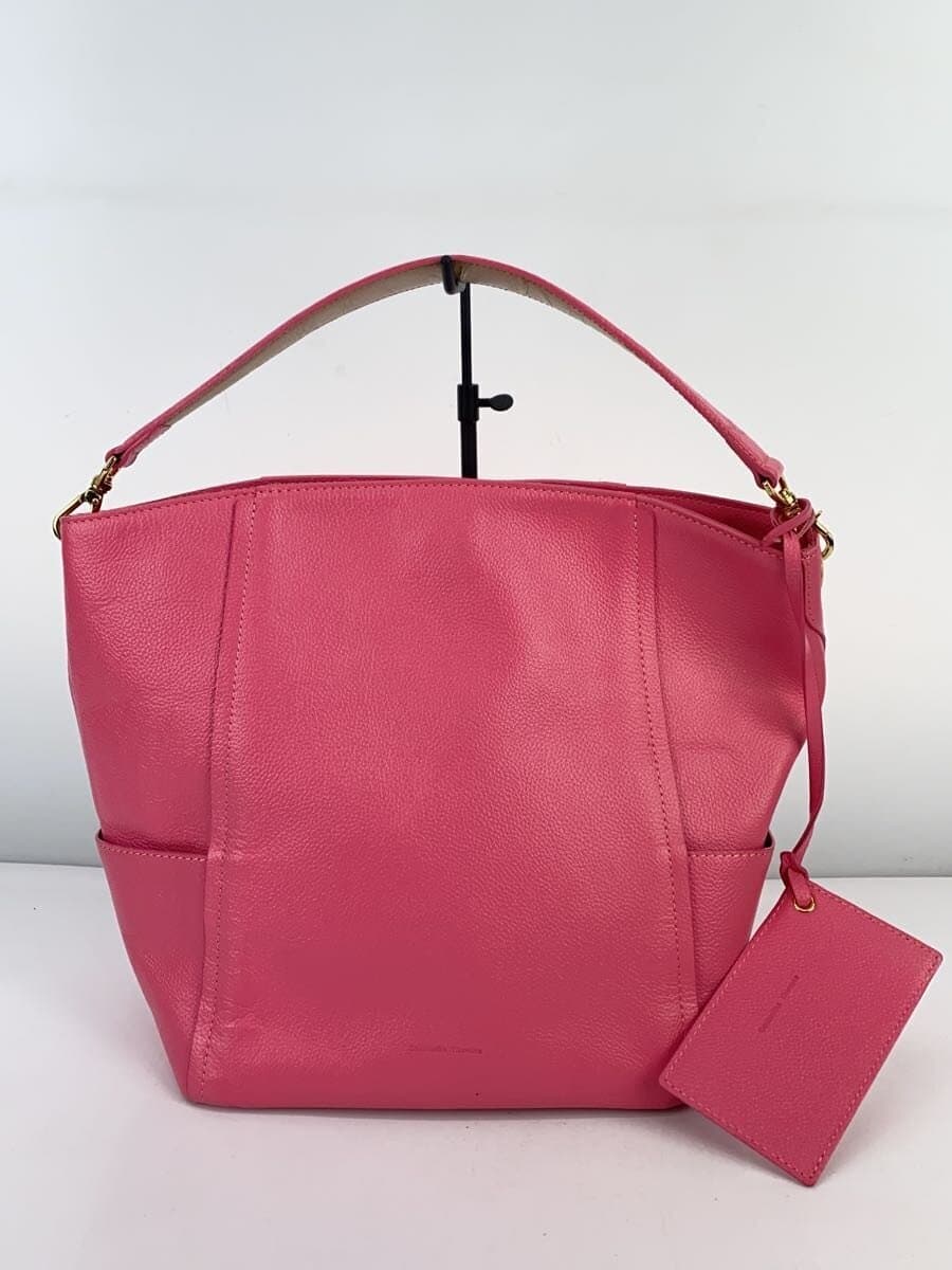 Samantha Thavasa Handbag Leather PNK Solid 3