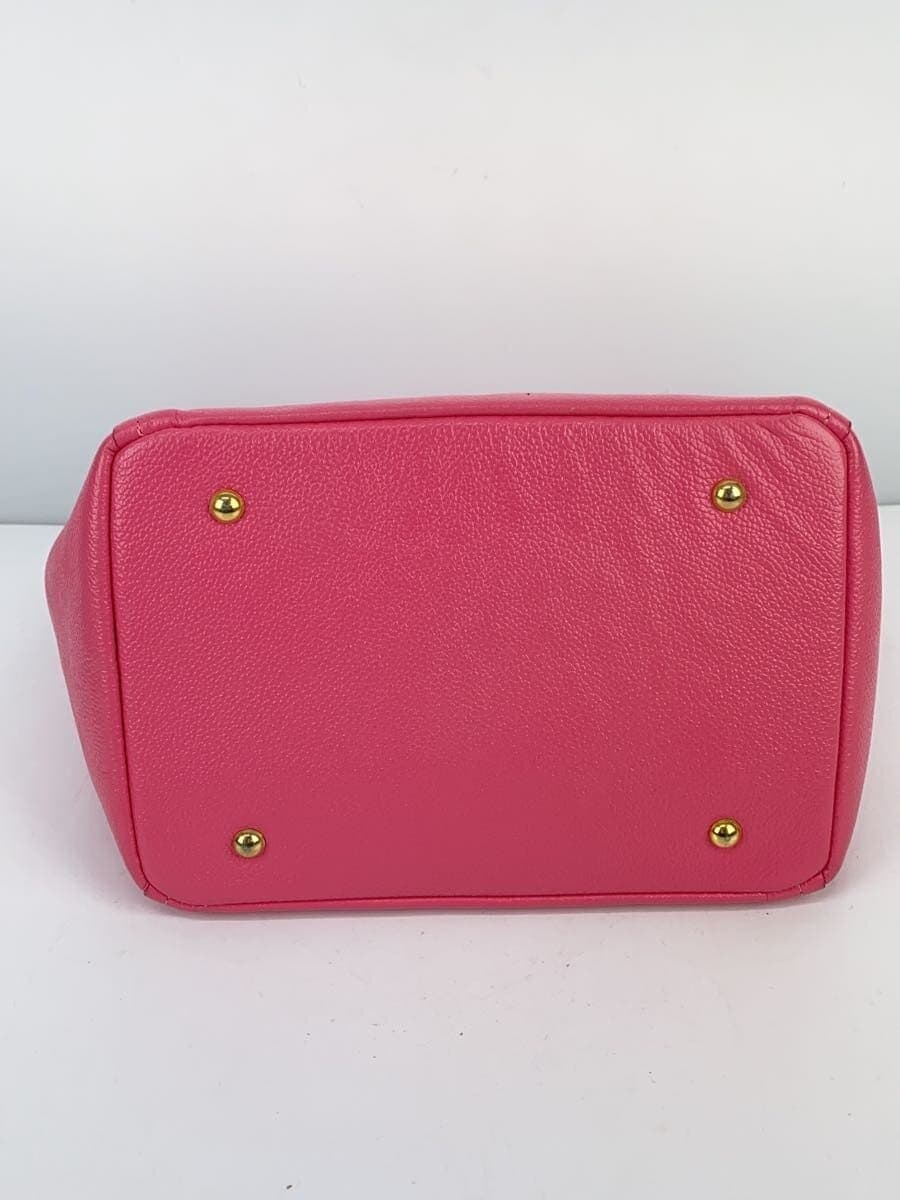 Samantha Thavasa Handbag Leather PNK Solid 4