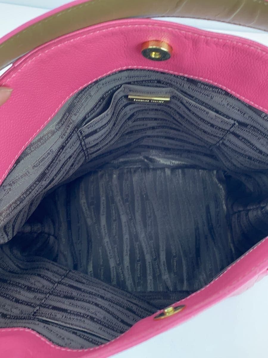 Samantha Thavasa Handbag Leather PNK Solid 6