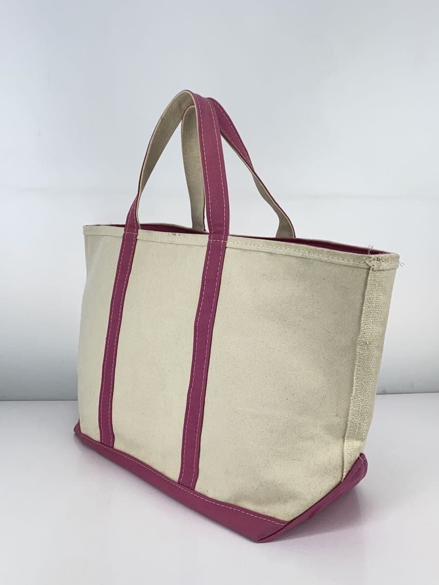 L.L.Bean BOAT AND TOTE Made in USA Extra Large Tote Bag Canvas PNK 2